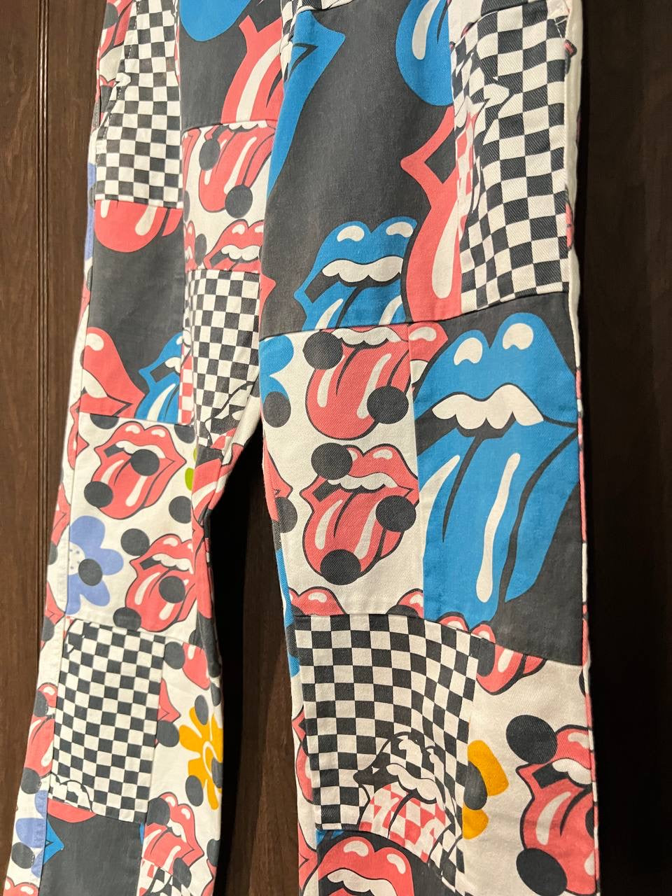 SS06 Comme Des Garçons Homme Plus x The Rolling Stones Patchwork Pants