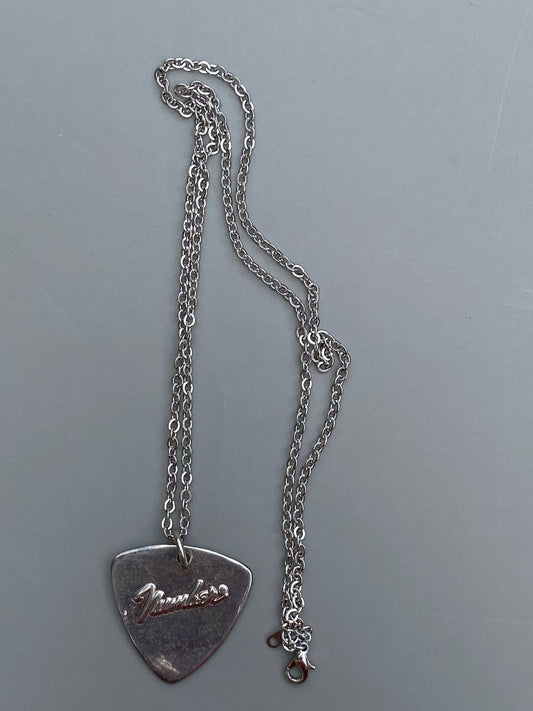 FW05 Number Nine Fender Guitar Pick Necklace