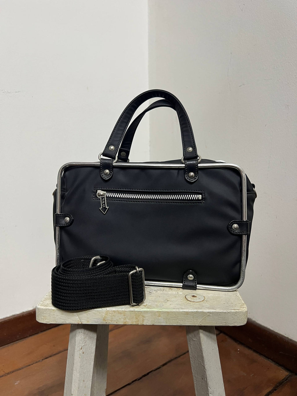 90s Jean Paul Gaultier Pipe Frame 2-way Bag