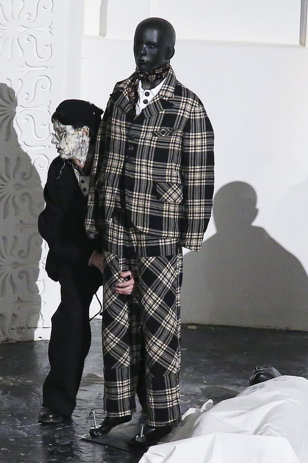 AW20 John Alexander Skelton Tea Dyed Plaid Jacket