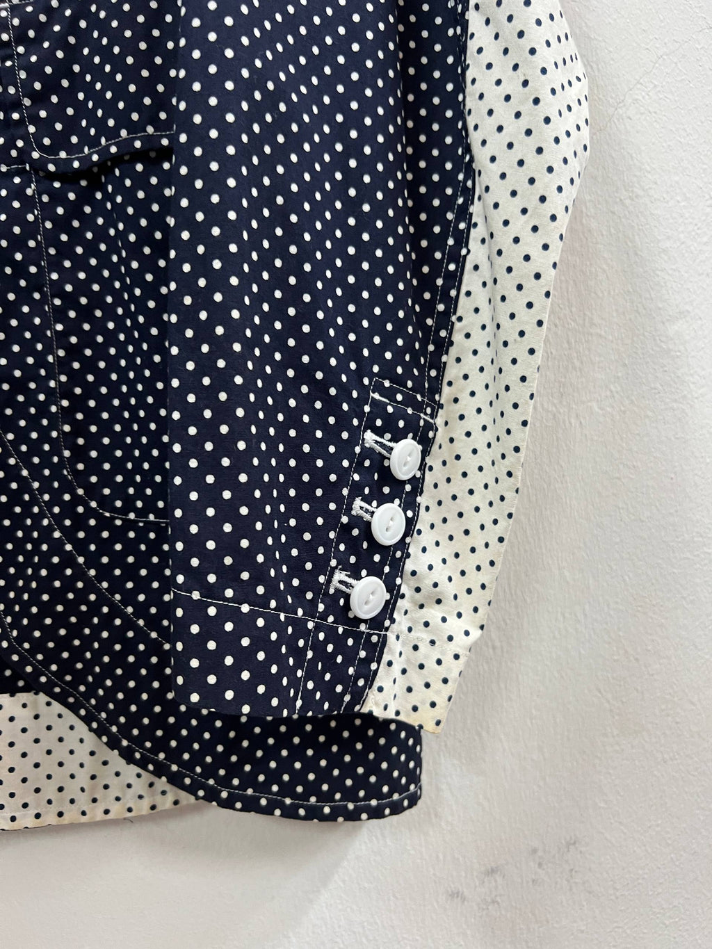 SS12 GANRYU Comme Des Garcons Deconstructed Polka Dots Jacket