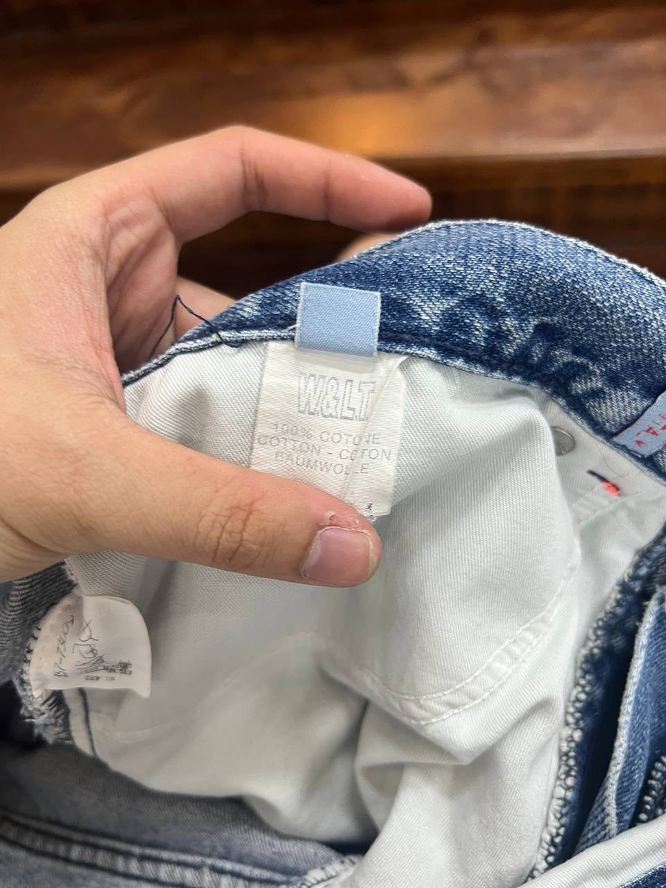 AW97 W&LT Walter Van Beirendonck Pen Scribble Denim