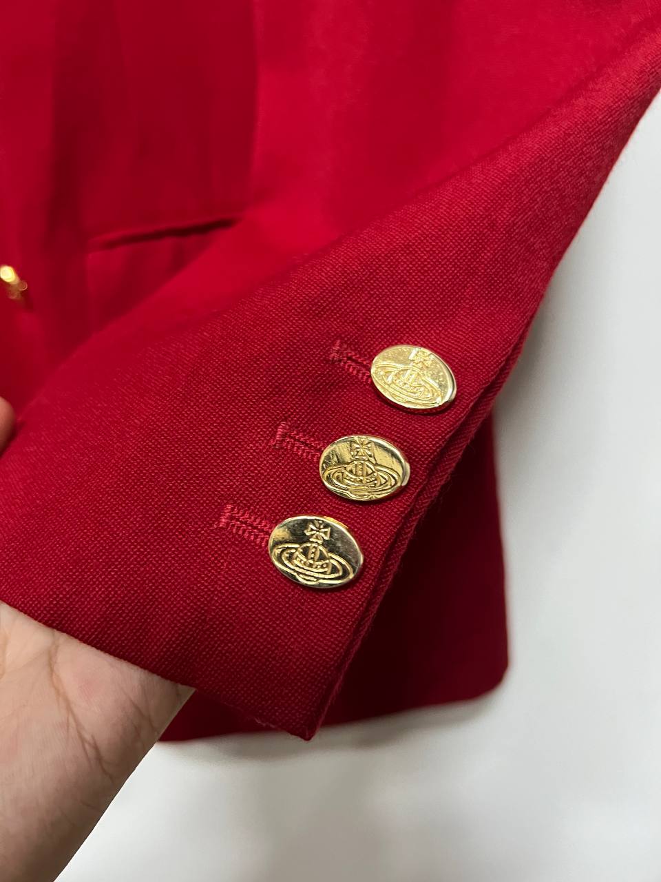 Early 90s Vivienne Westwood Gold Label Double Breasted Red Blazer