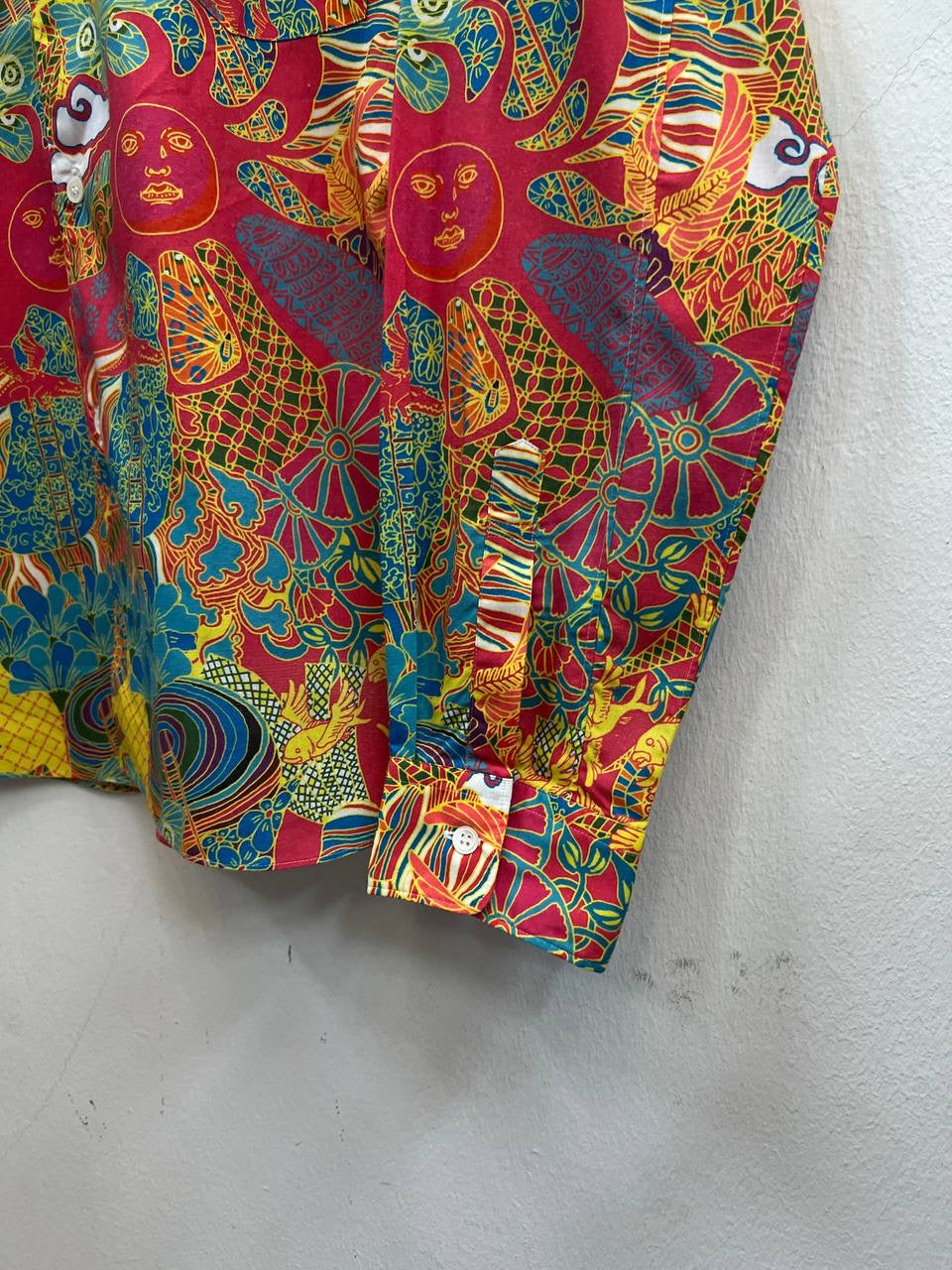 AW01 Comme Des Garcons Homme Plus “Looking At Different World” Psychedelic Shirt