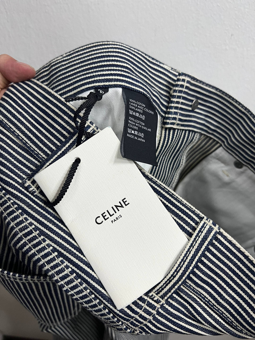 SS20 Celine Hickory Stripe Serge Denim