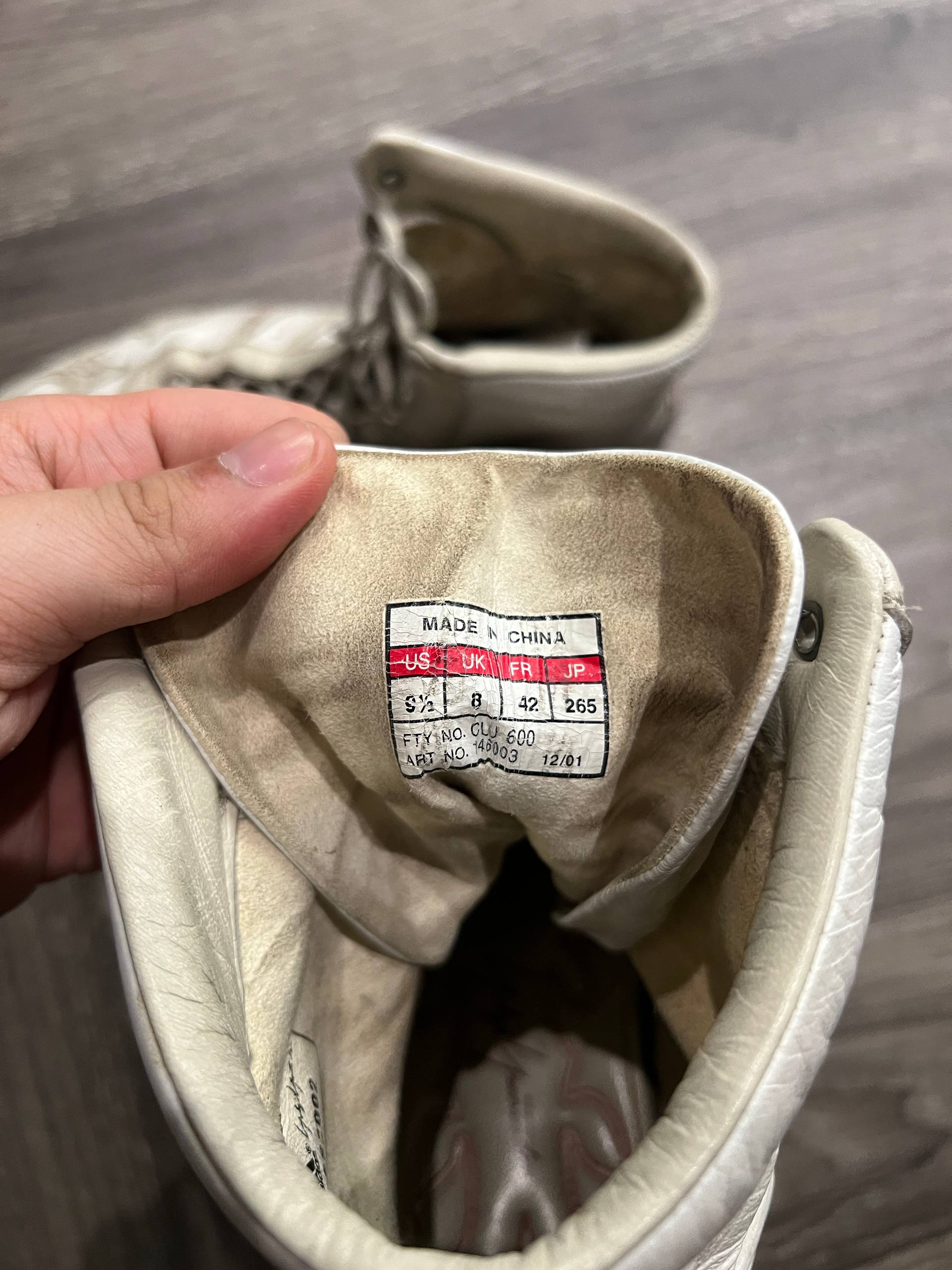 SS02 Yohji Yamamoto x Adidas Prajna Highs Leather Boxing Boots