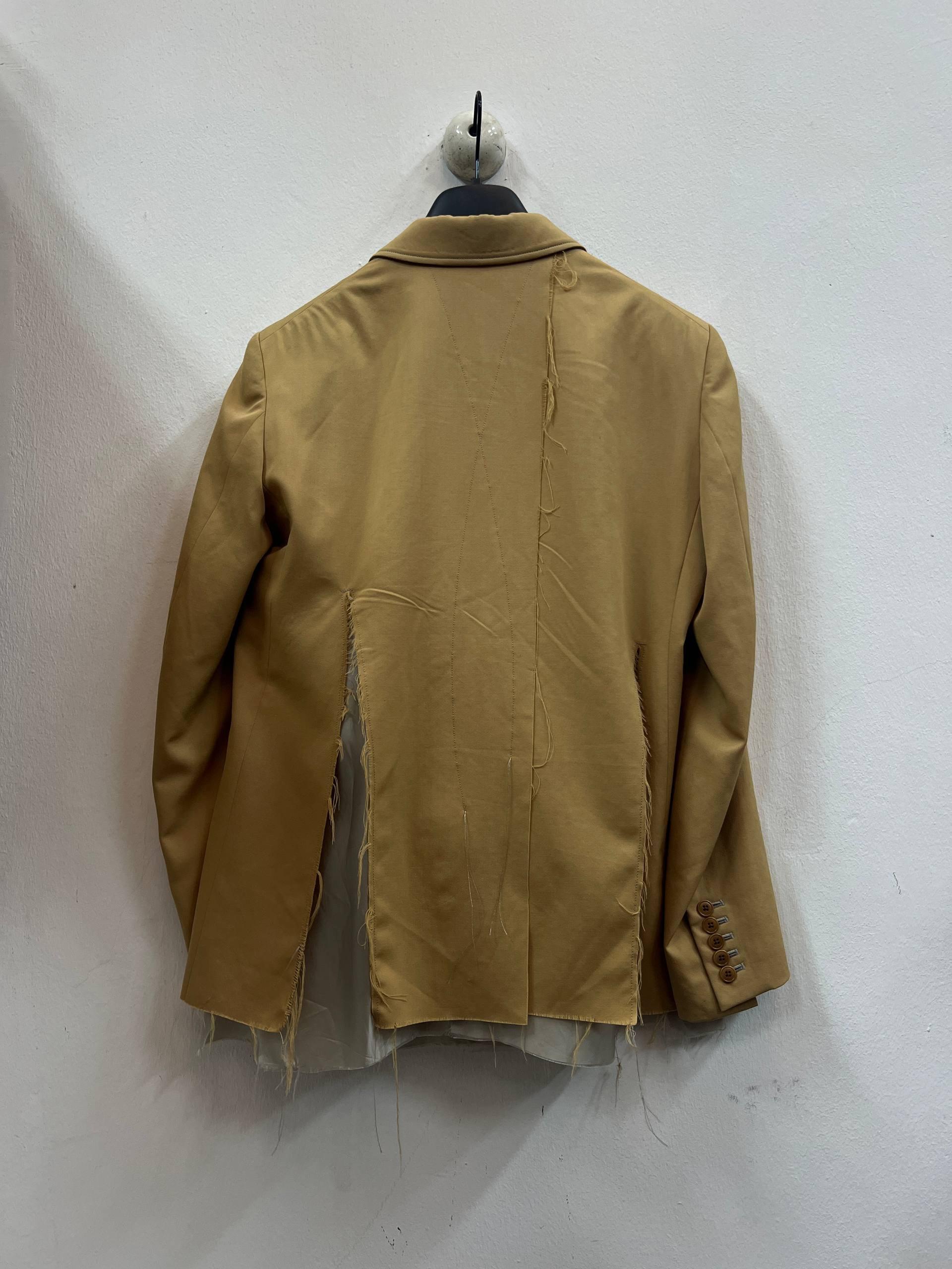 SS19 Sulvam Raw Hem Two Piece Suit Blazer