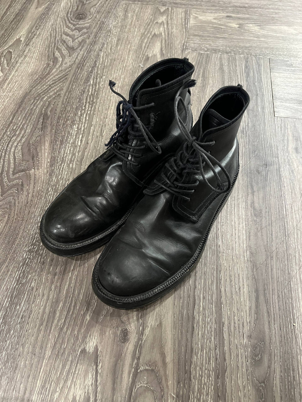 AW11 Dior Homme "Enfold/Unfold" Lace Up Ankle Boots