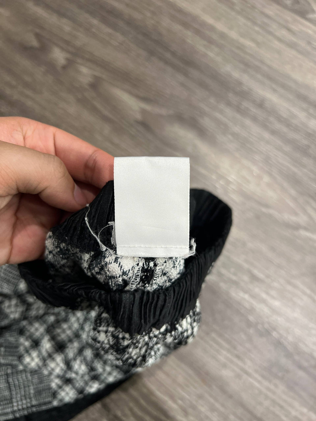 SS05 Issey Miyake Houndstooth Pleated Pants