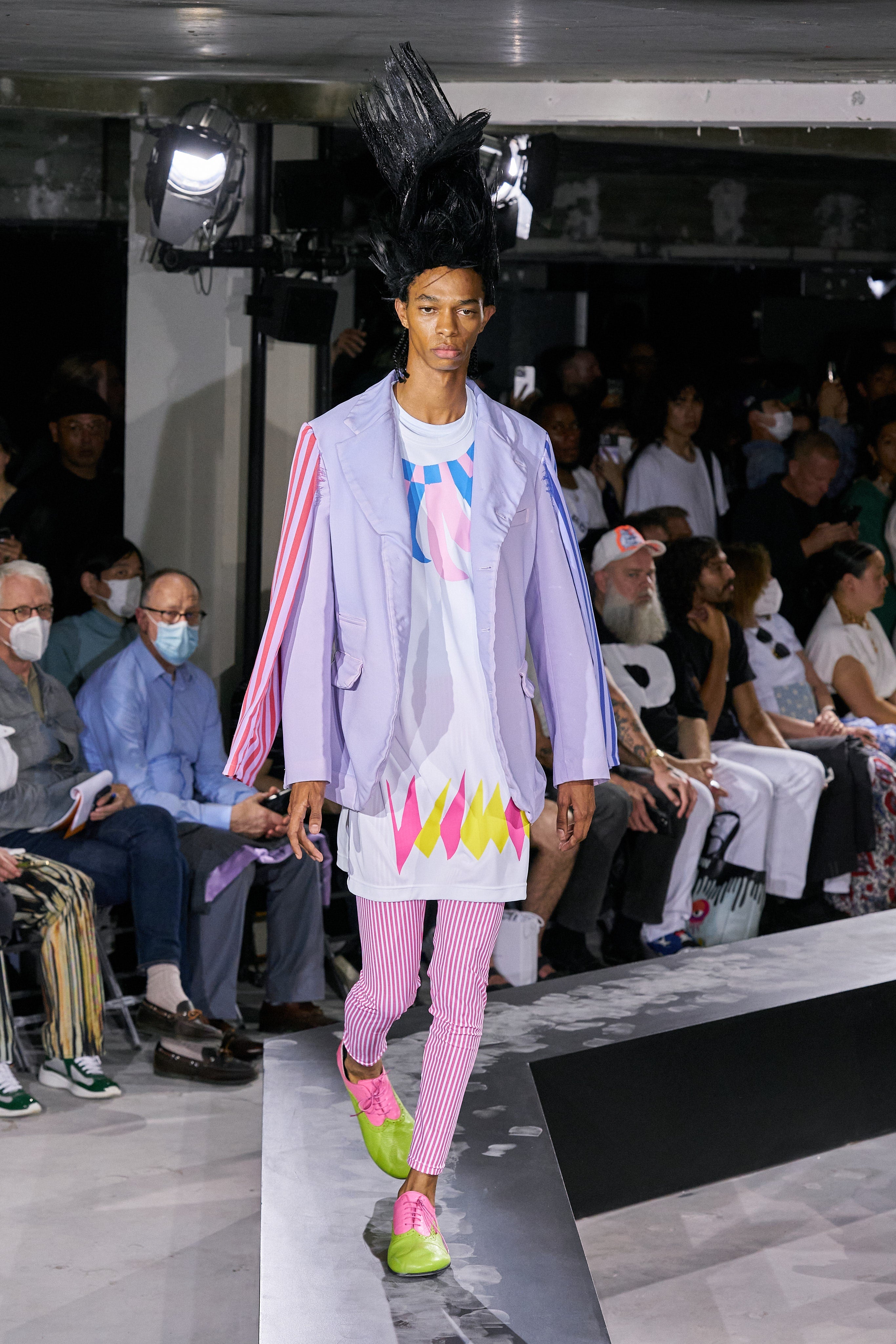 SS23 Comme Des Garcons Homme Plus “Another Kind Of Punk” 4 Sleeve Boned Hem Jester Jacket