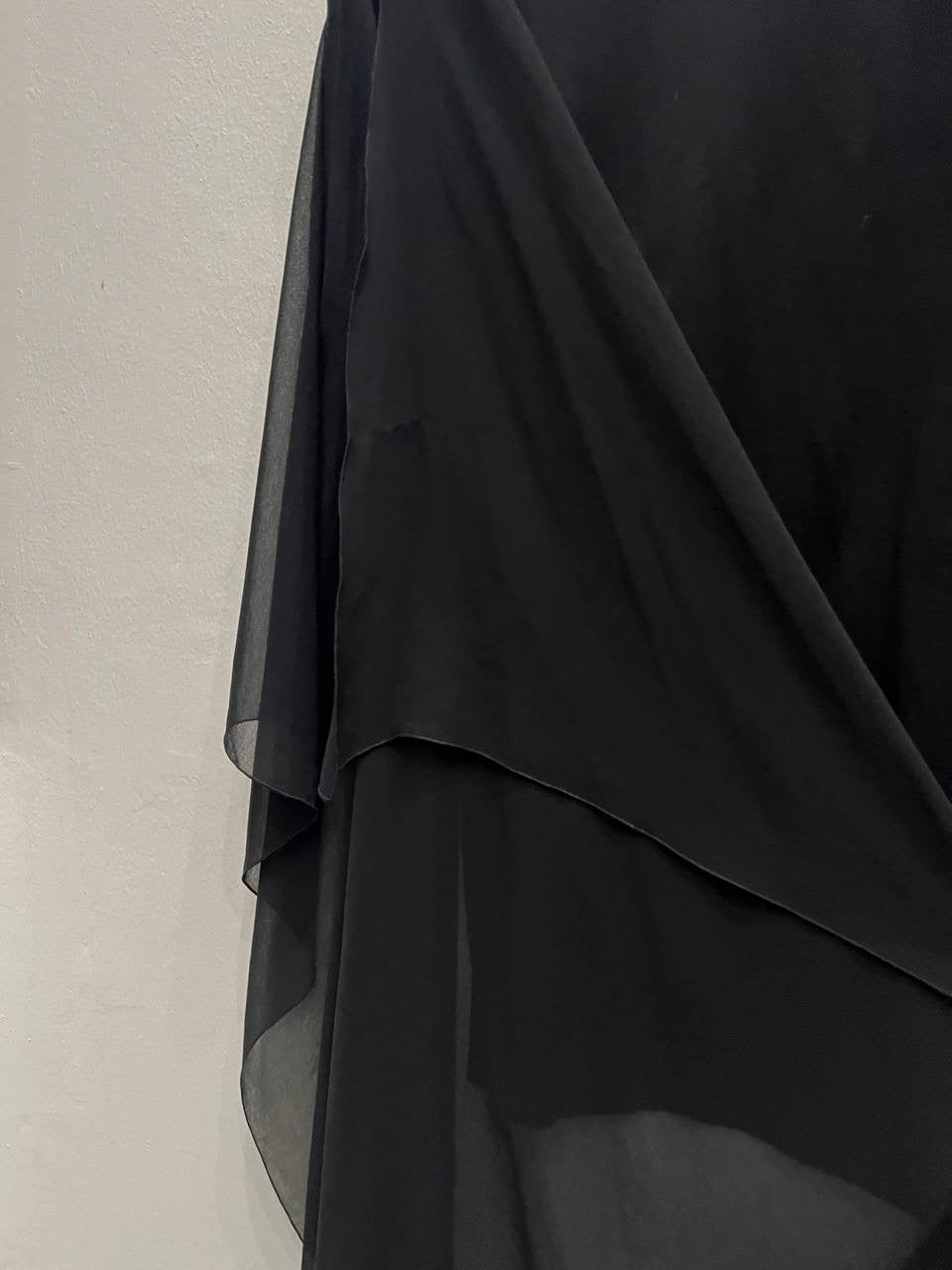 MM6 Maison Margiela Asymetrical Drape Long Sleeve Shirt
