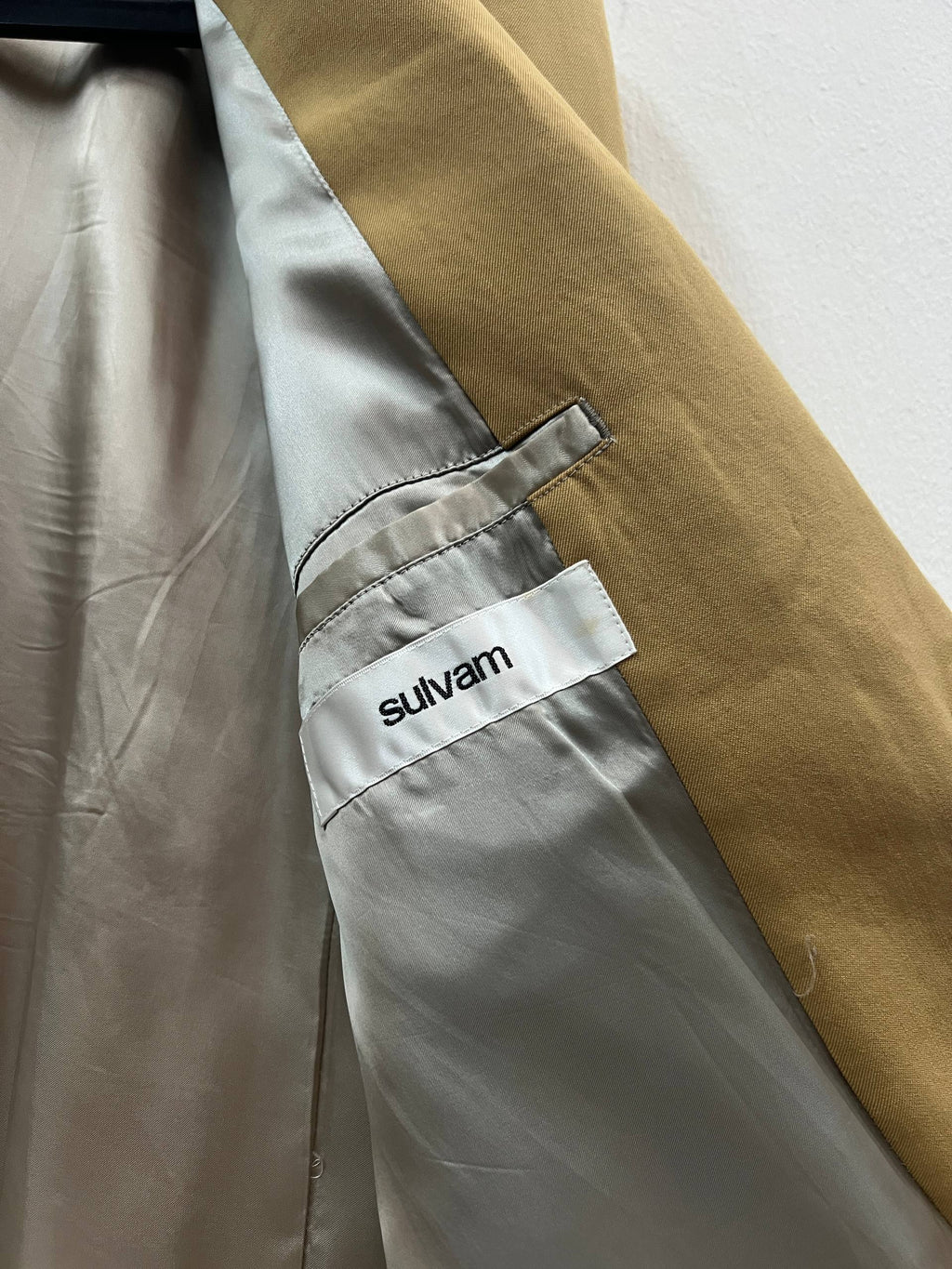 SS19 Sulvam Raw Hem Two Piece Suit Blazer