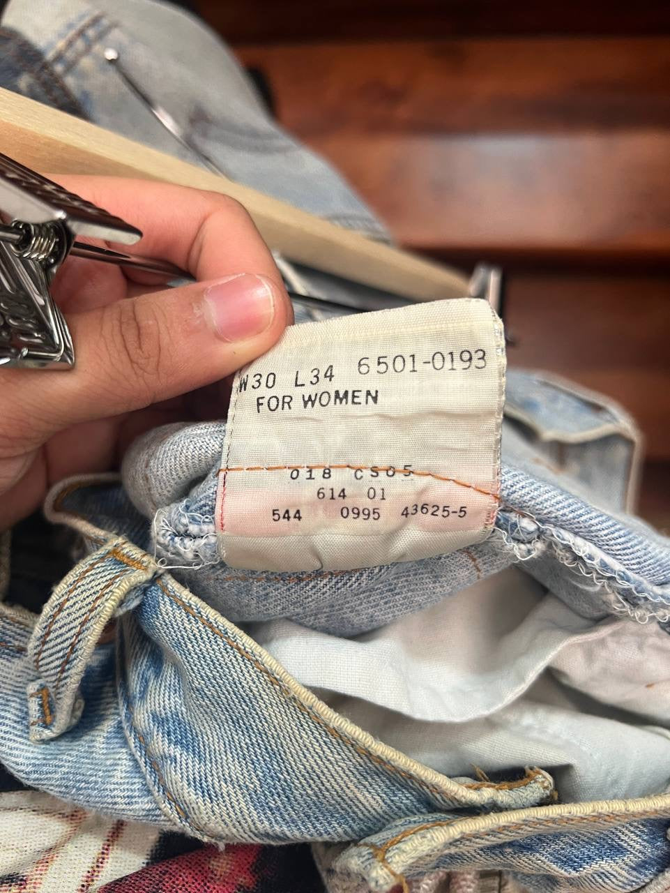 Rebuild by Needles x Levi's Motocross Patchwork Denim Jeans