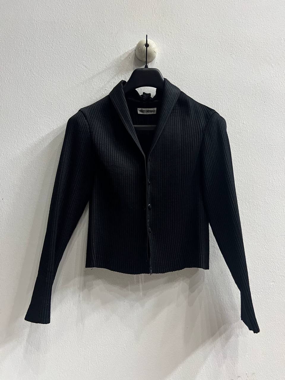 AW07 Issey Miyake Pleated Cropped Jacket
