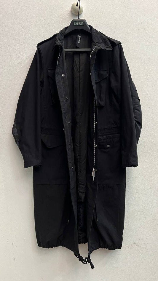 FW21 Yohji Yamamoto GroundY Military Long Coat