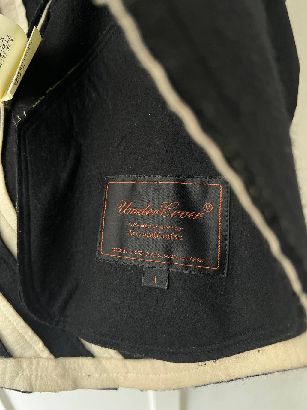 AW05 Undercover “Arts and Crafts” Deconstructed Wool Sculpted Jacket