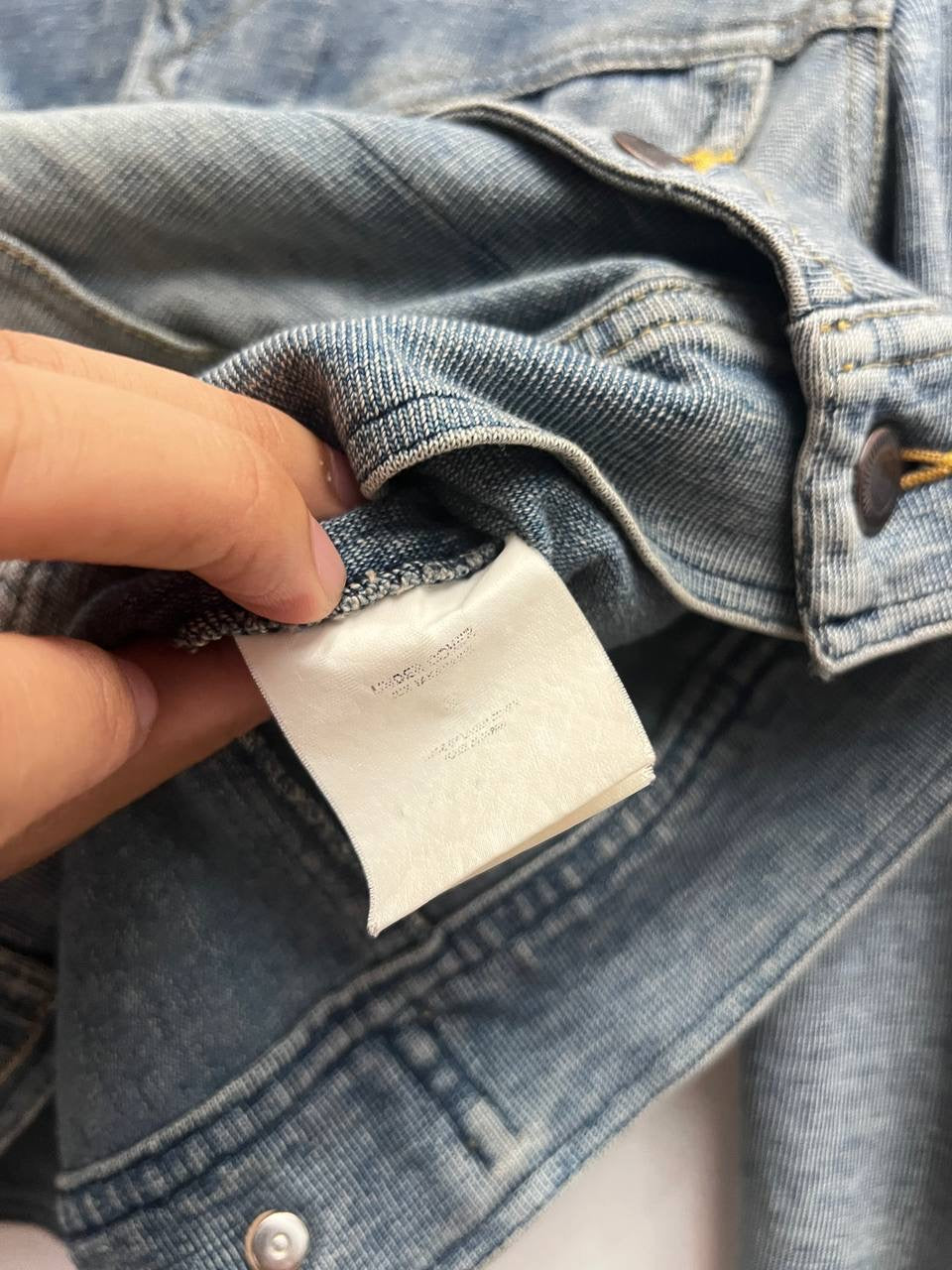SS04 Undercover Languid Soft Cotton Denim Jacket 