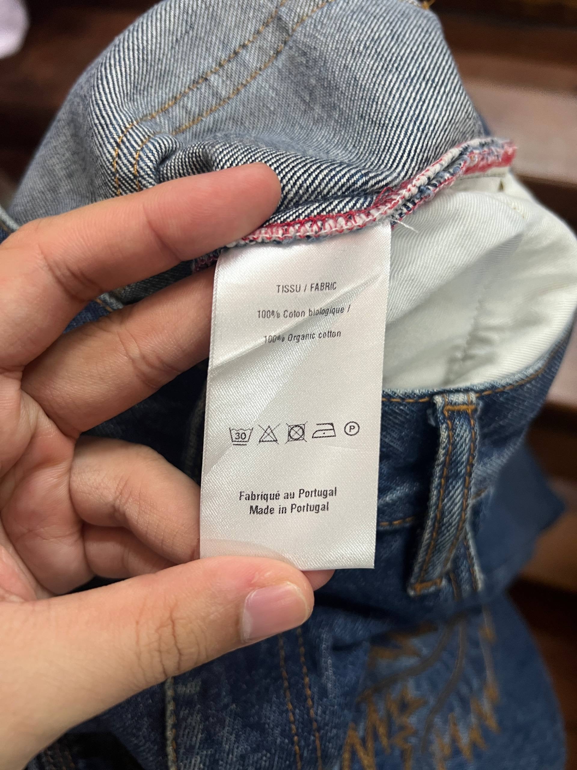 SS23 Y/Project Maxi Cuff Western Cowboy Denim