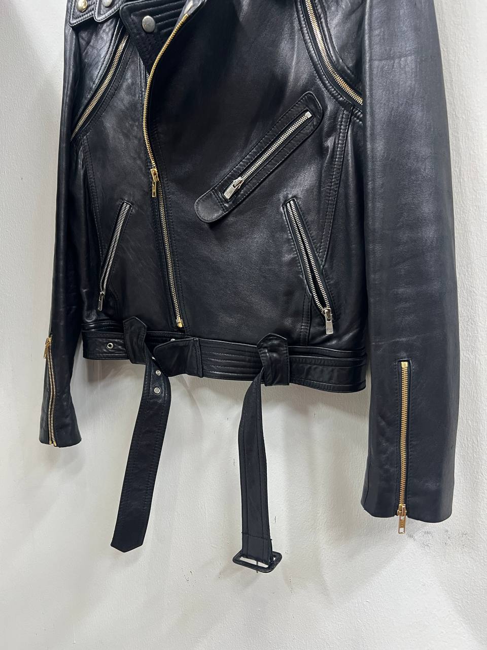 AW11 Juun.J Detachable Layered Double Rider Leather Jacket