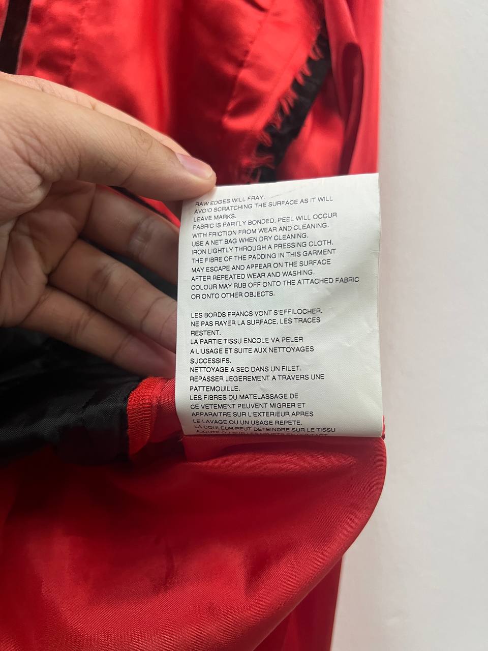 AW18 Comme Des Garcons Frill Distressed Shirt