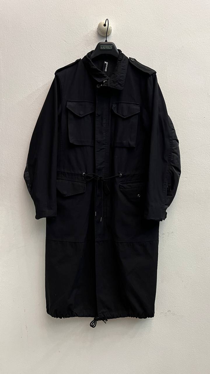FW21 Yohji Yamamoto GroundY Military Long Coat