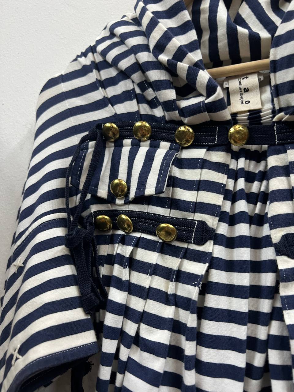 SS09 Tao Comme des Garçons Stripe Gathered Bolero