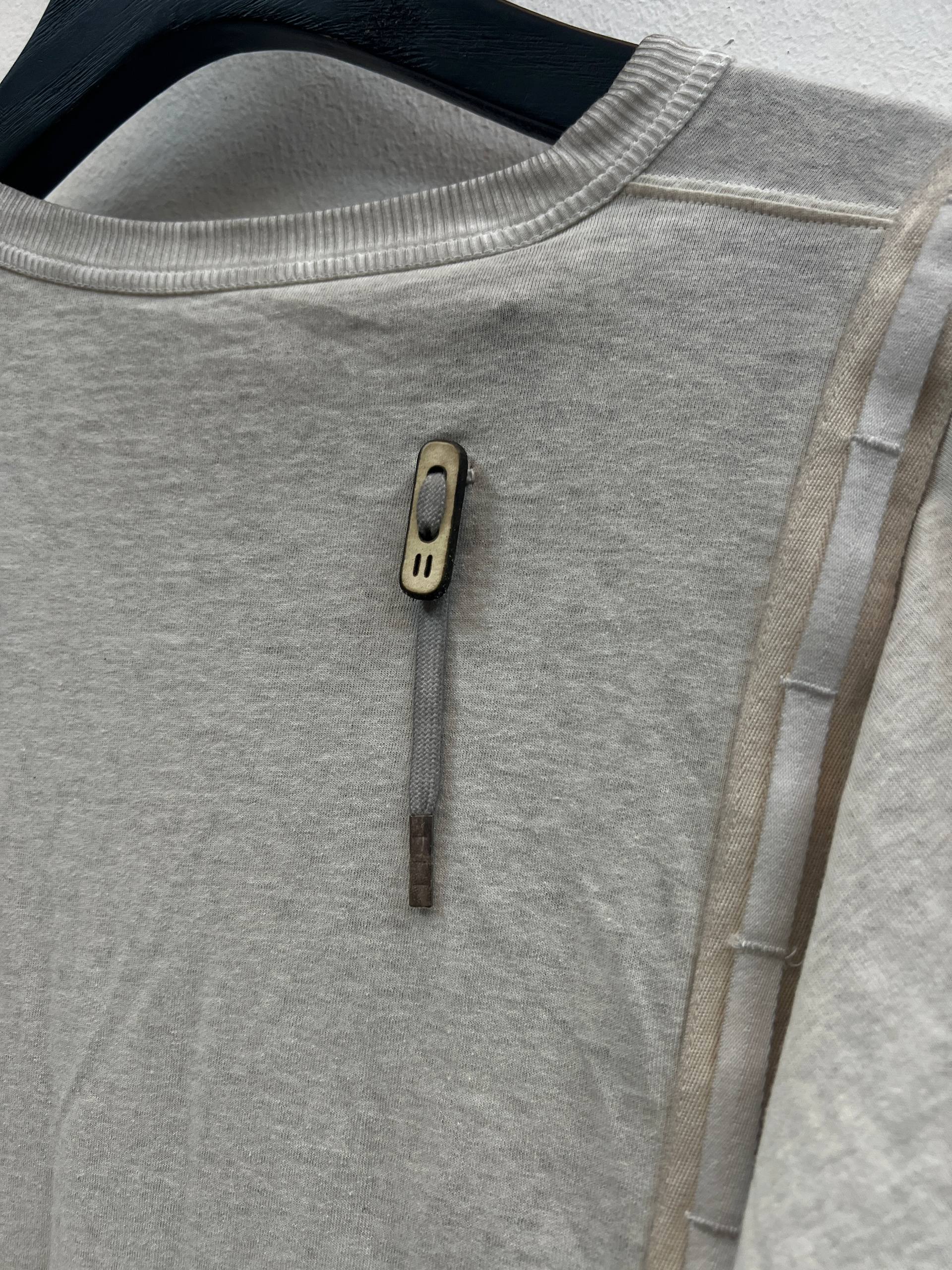AW24 Boris Bidjan Saberi Paneled Strap Long Sleeve Shirt