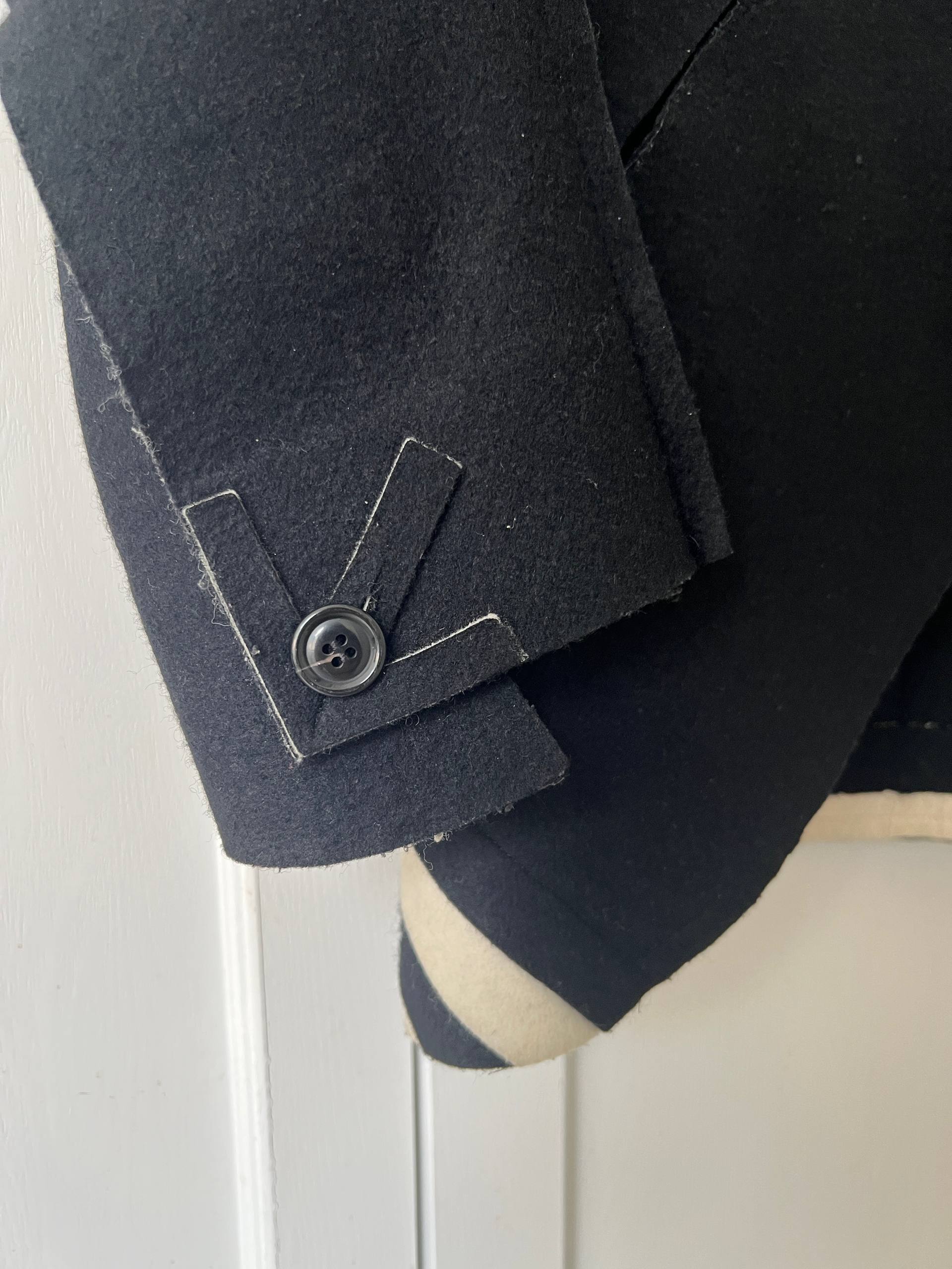 AW05 Undercover “Arts and Crafts” Deconstructed Wool Sculpted Jacket