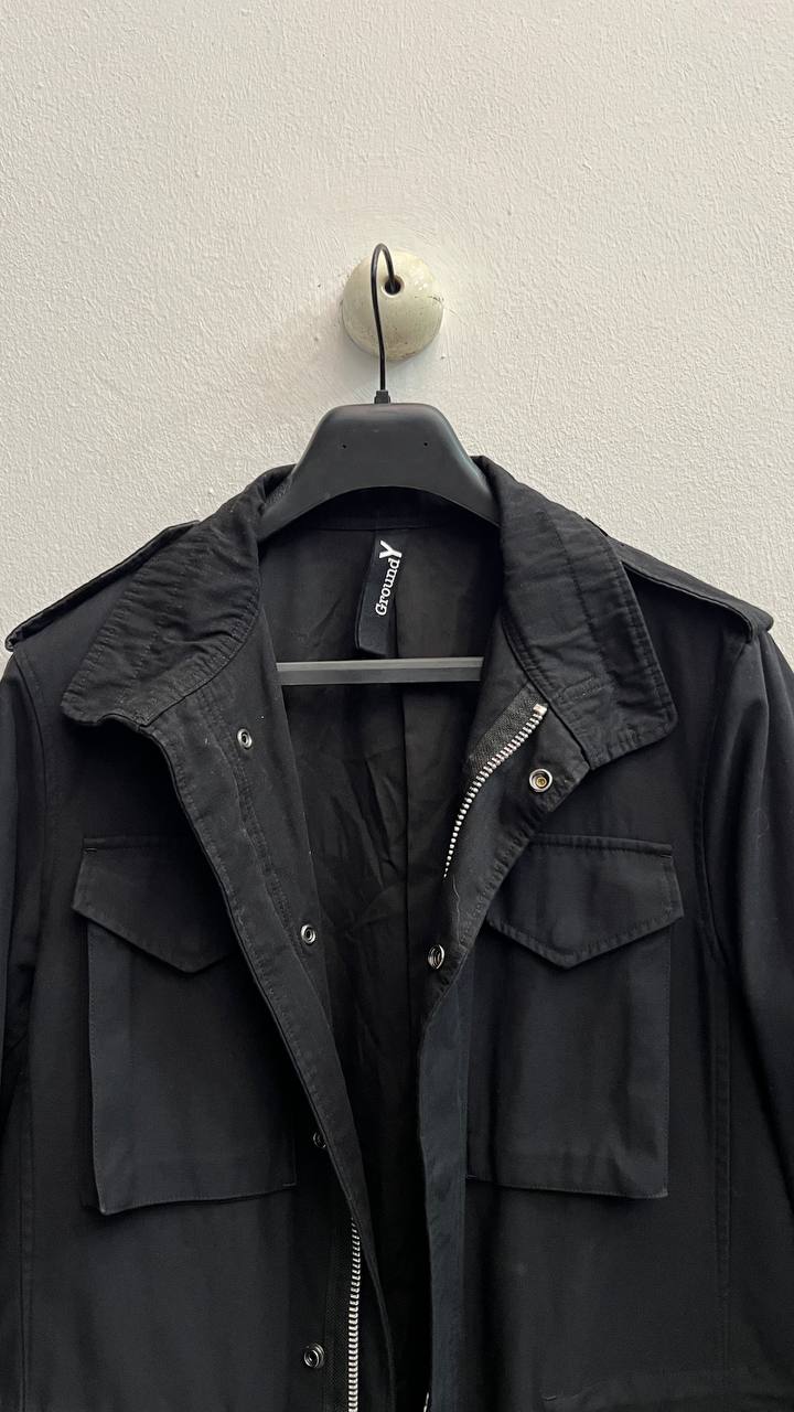 FW21 Yohji Yamamoto GroundY Military Long Coat