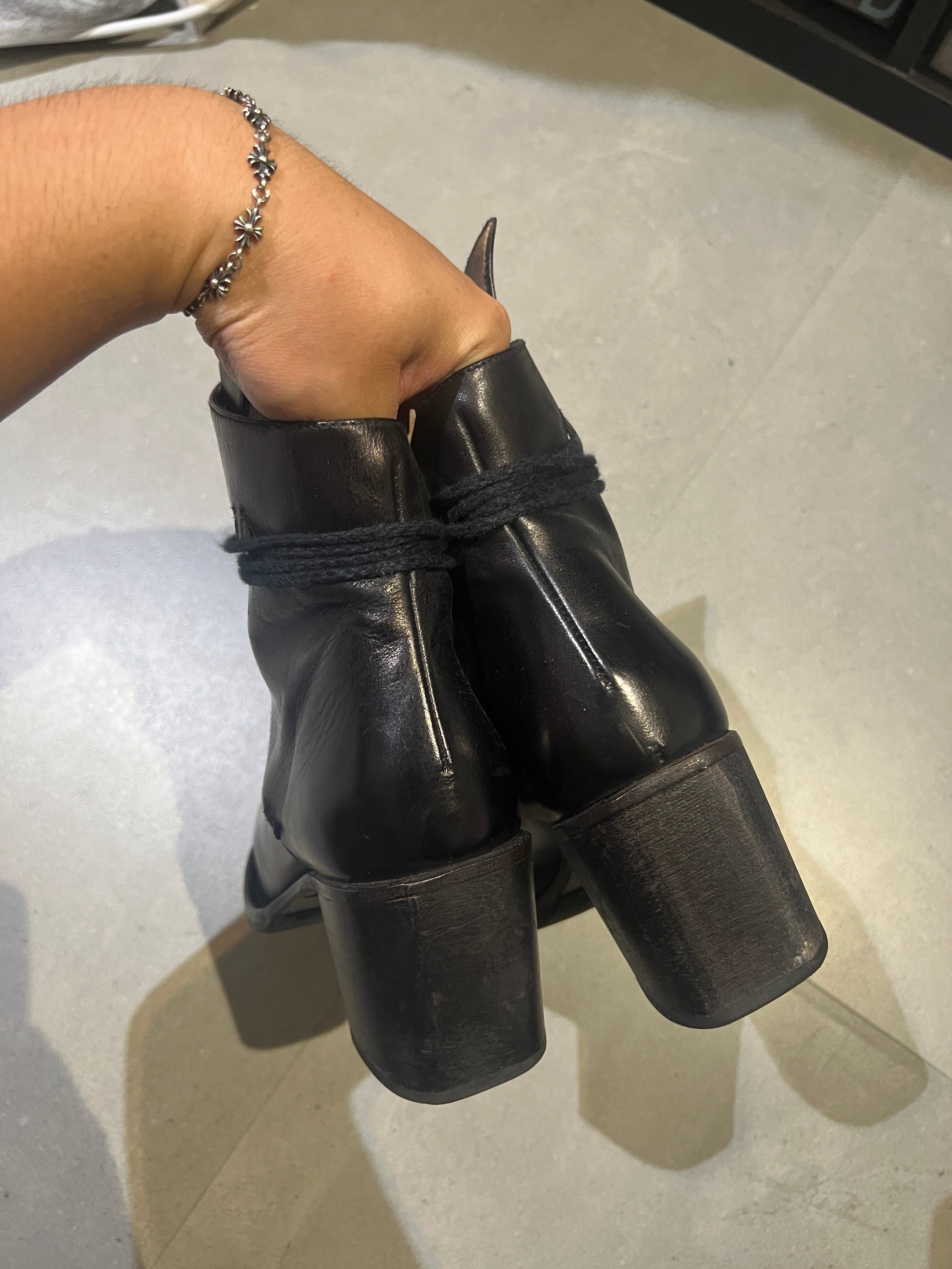 AW21 Yohji Yamamoto x CHEREVICHKIOTVICHKI Wrap Boots
