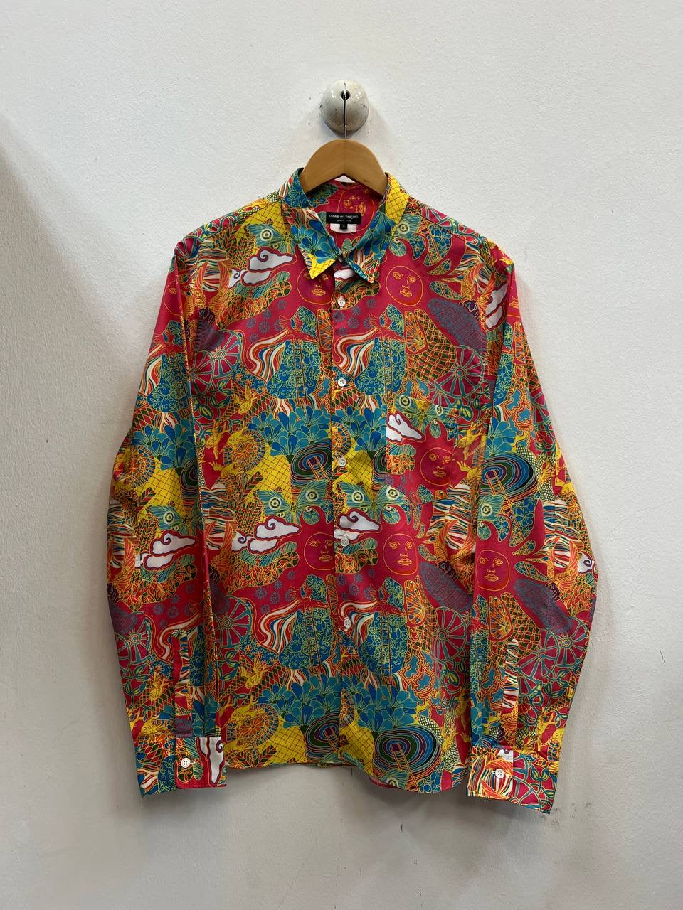 AW01 Comme Des Garcons Homme Plus “Looking At Different World” Psychedelic Shirt