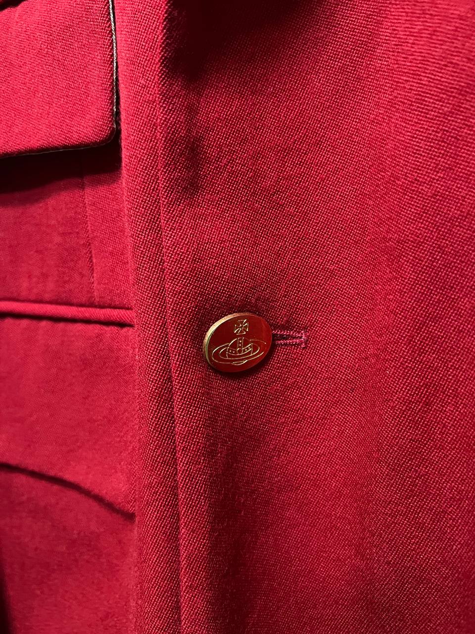 Early 90s Vivienne Westwood Gold Label Double Breasted Red Blazer