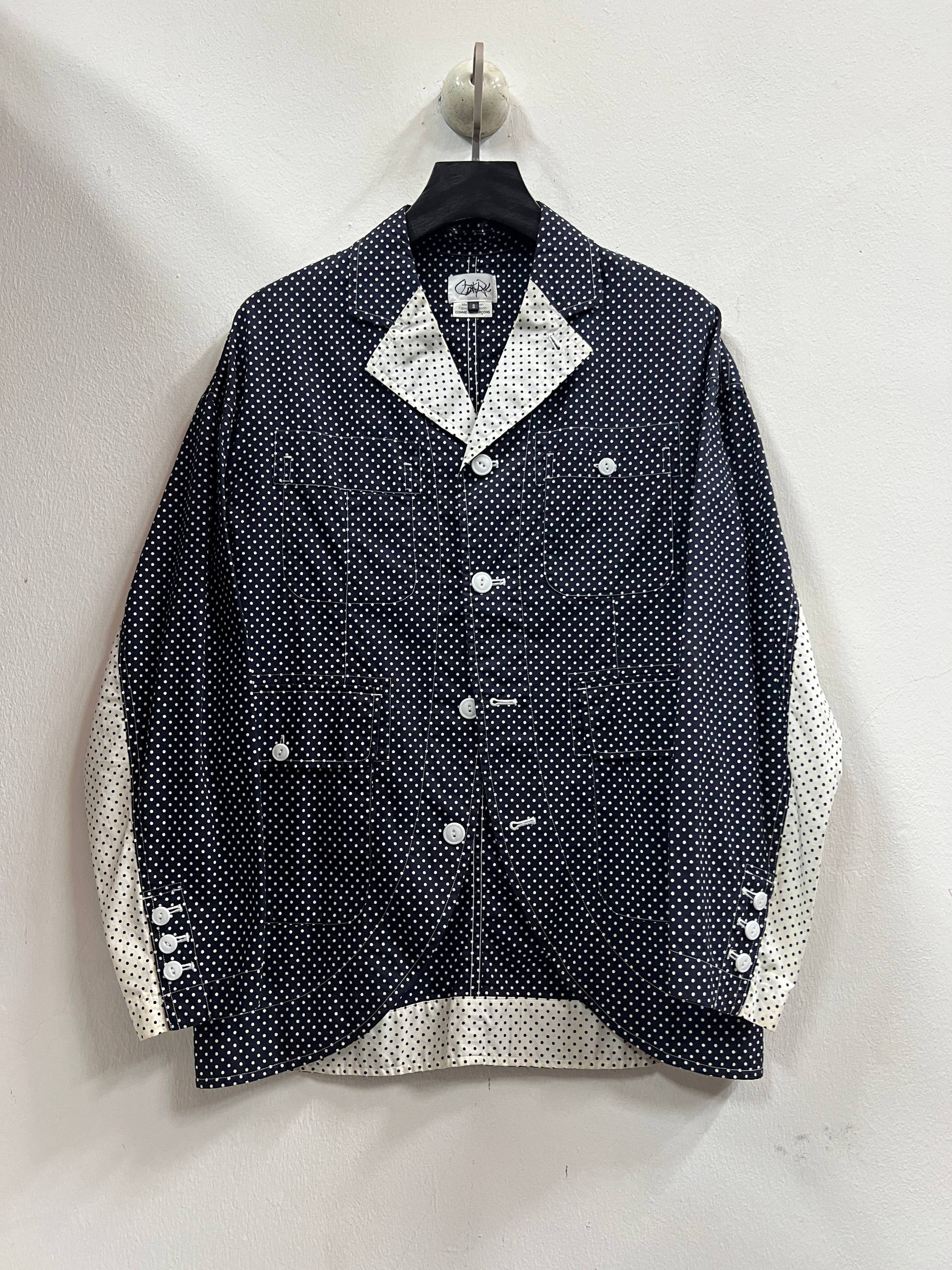 SS12 GANRYU Comme Des Garcons Deconstructed Polka Dots Jacket