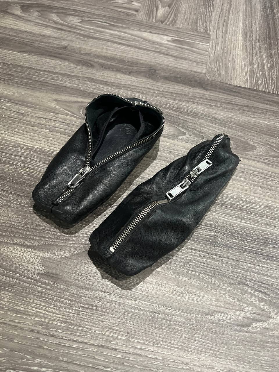 Pre Fall 2021 MM6 Maison Margiela Pencil Case Square Toe Ballerina Flats