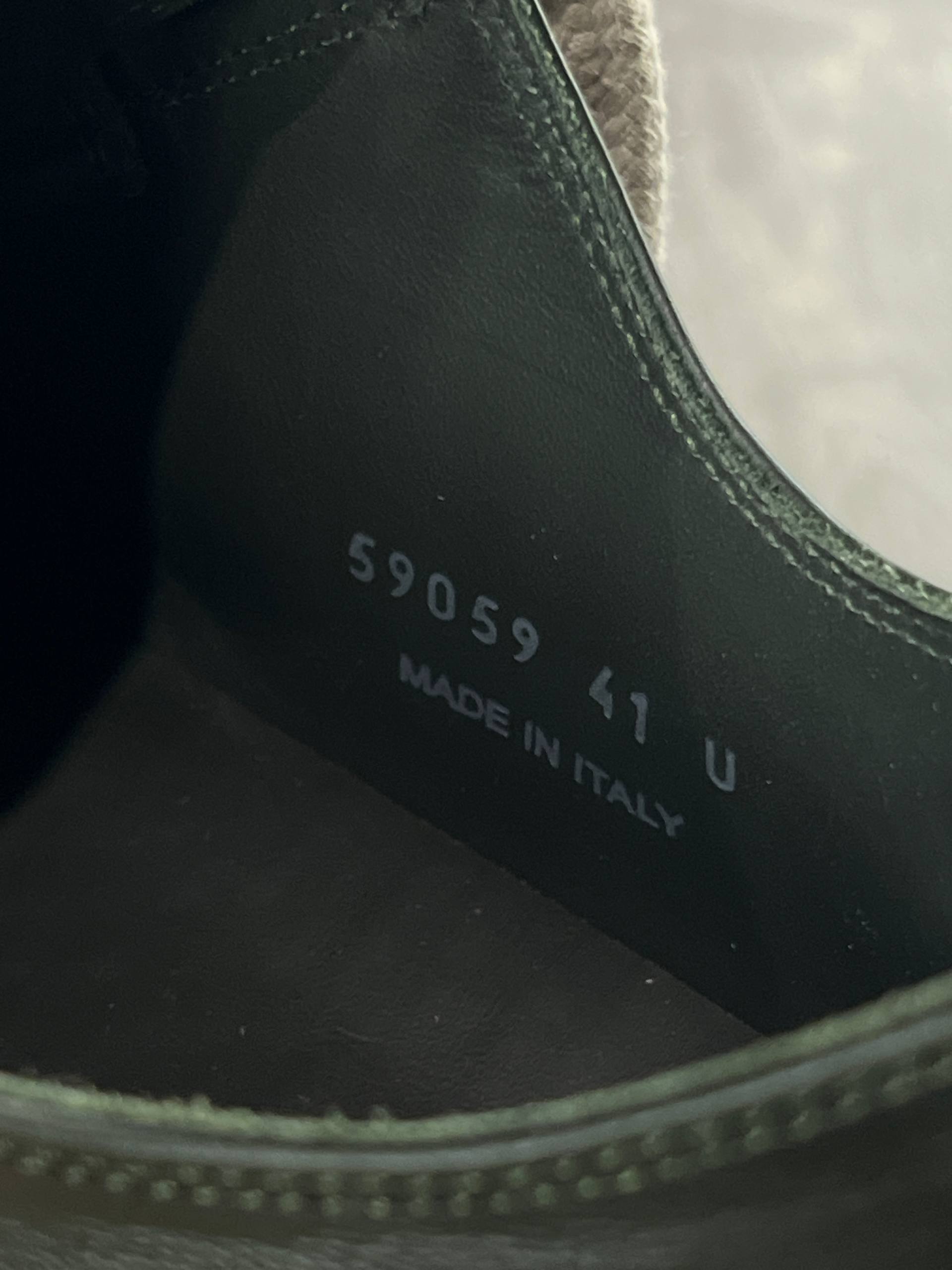 AW24 Rick Owens Porterville Forest Green Jumbo Lace Ramones Low