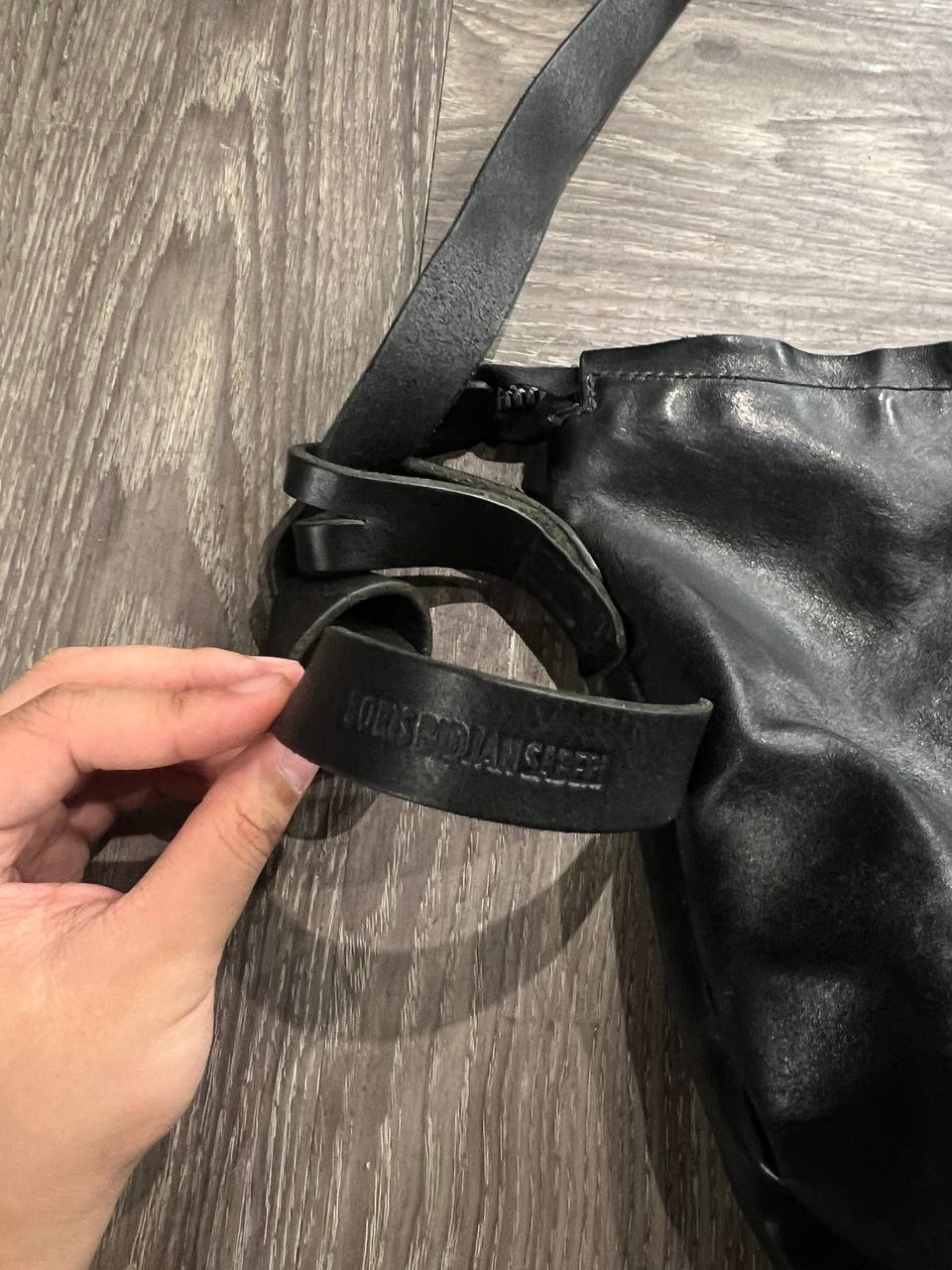 SS13 Boris Bidjan Saberi 24H V1 Weekender Horse Leather Two-way Bag