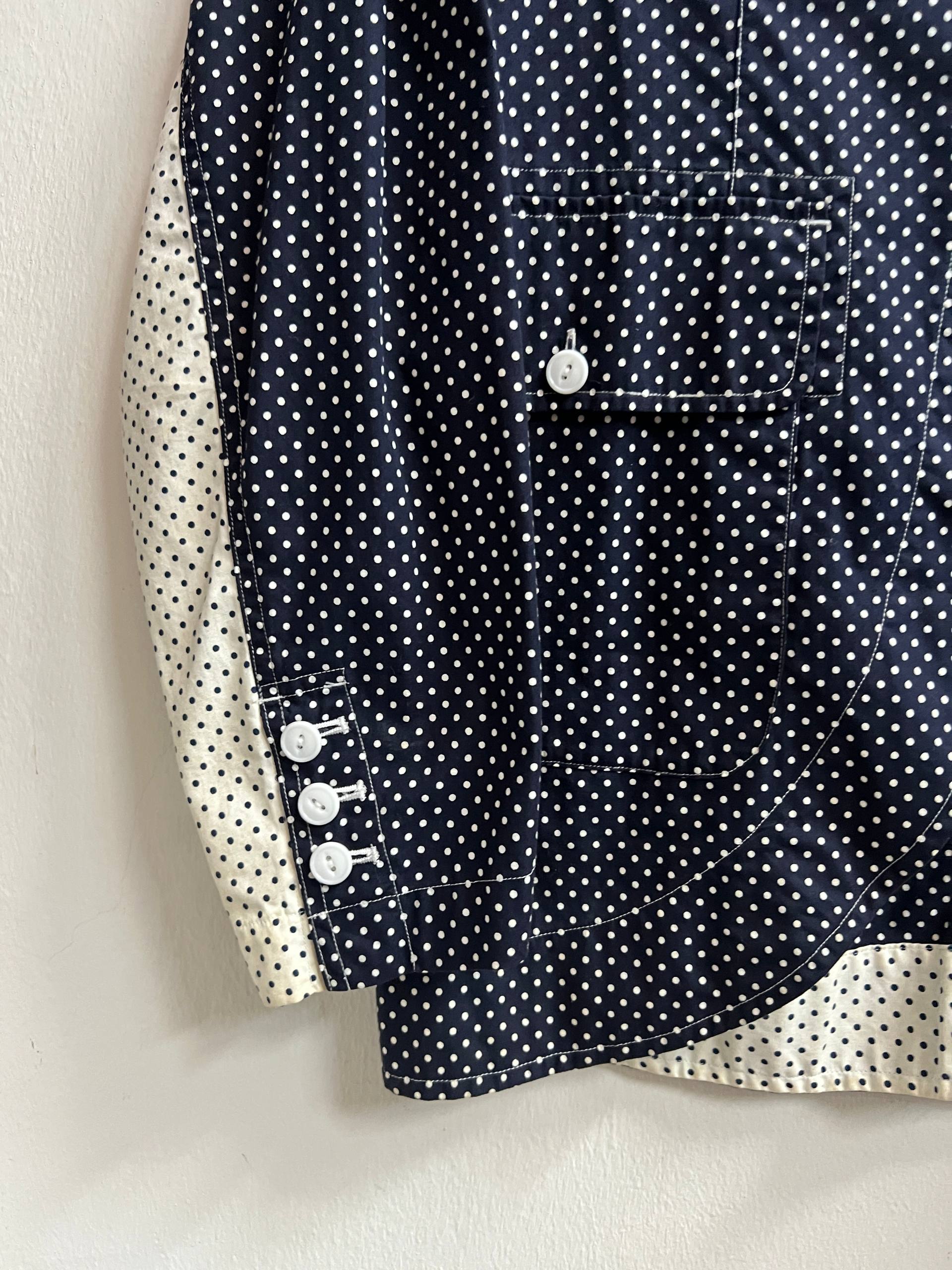 SS12 GANRYU Comme Des Garcons Deconstructed Polka Dots Jacket