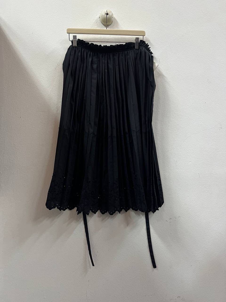 SS02 Comme Des Garcons Pleated Floral Wrap Skirt