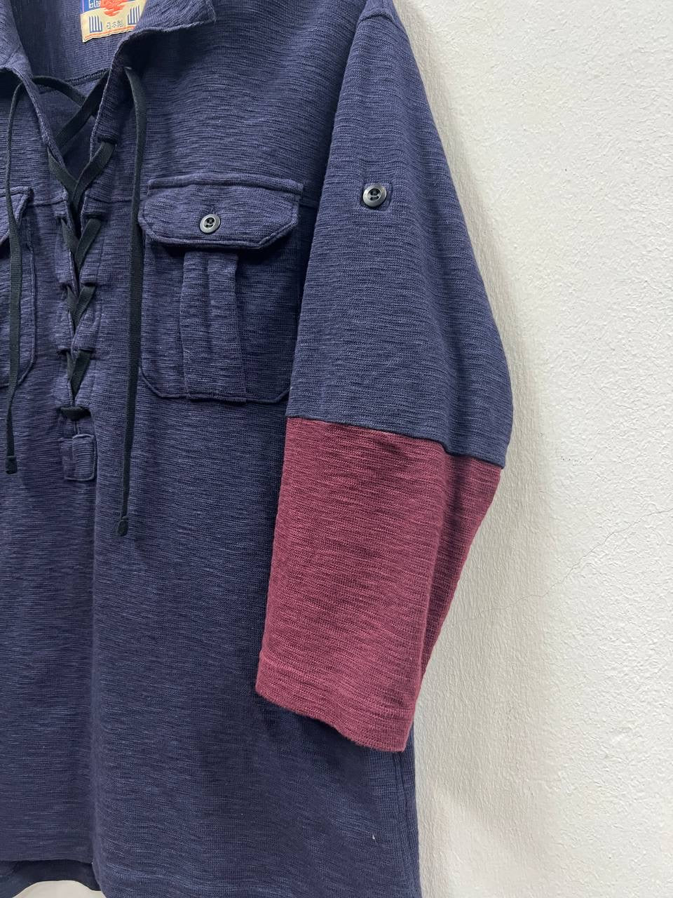 SS17 Blackmeans Deconstructed Laced Up Shirt