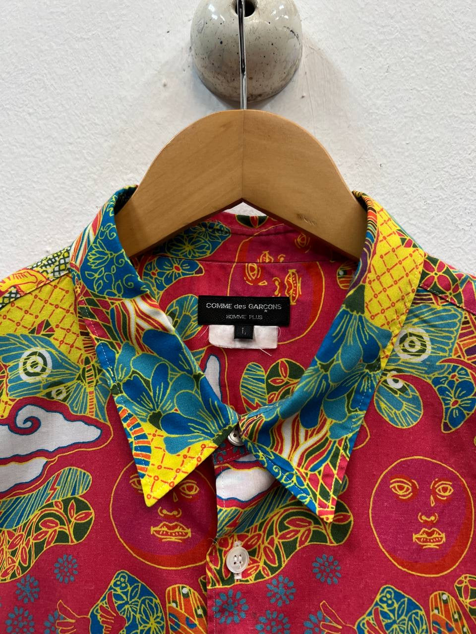 AW01 Comme Des Garcons Homme Plus “Looking At Different World” Psychedelic Shirt
