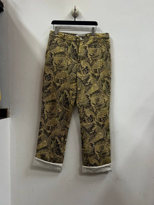 2017 Loewe x William Morris Floral Tapestry Fisherman Pants