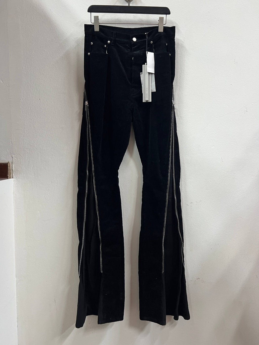 AW22 Rick Owens "Strobe" Corduroy Bolan Banana Cut Pants