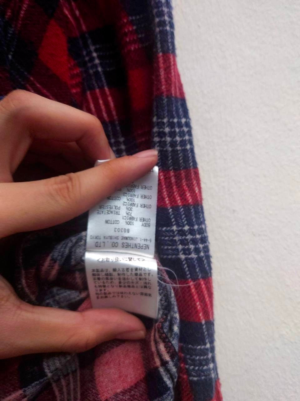 Rebuild by Needles 7 Cut Flannel Shirt