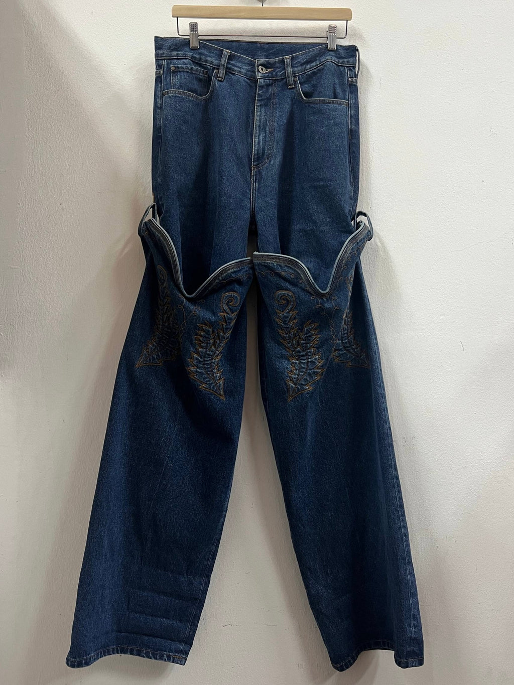 SS23 Y/Project Maxi Cuff Western Cowboy Denim