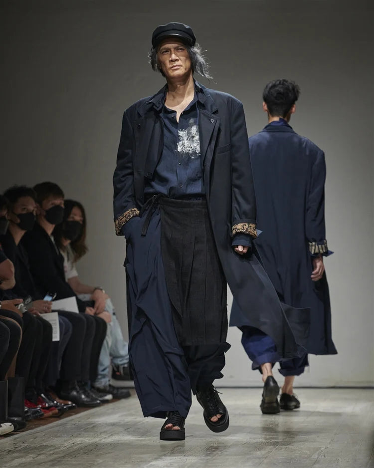 SS23 Yohji Yamamoto Pour Homme Half Wrap Skirt
