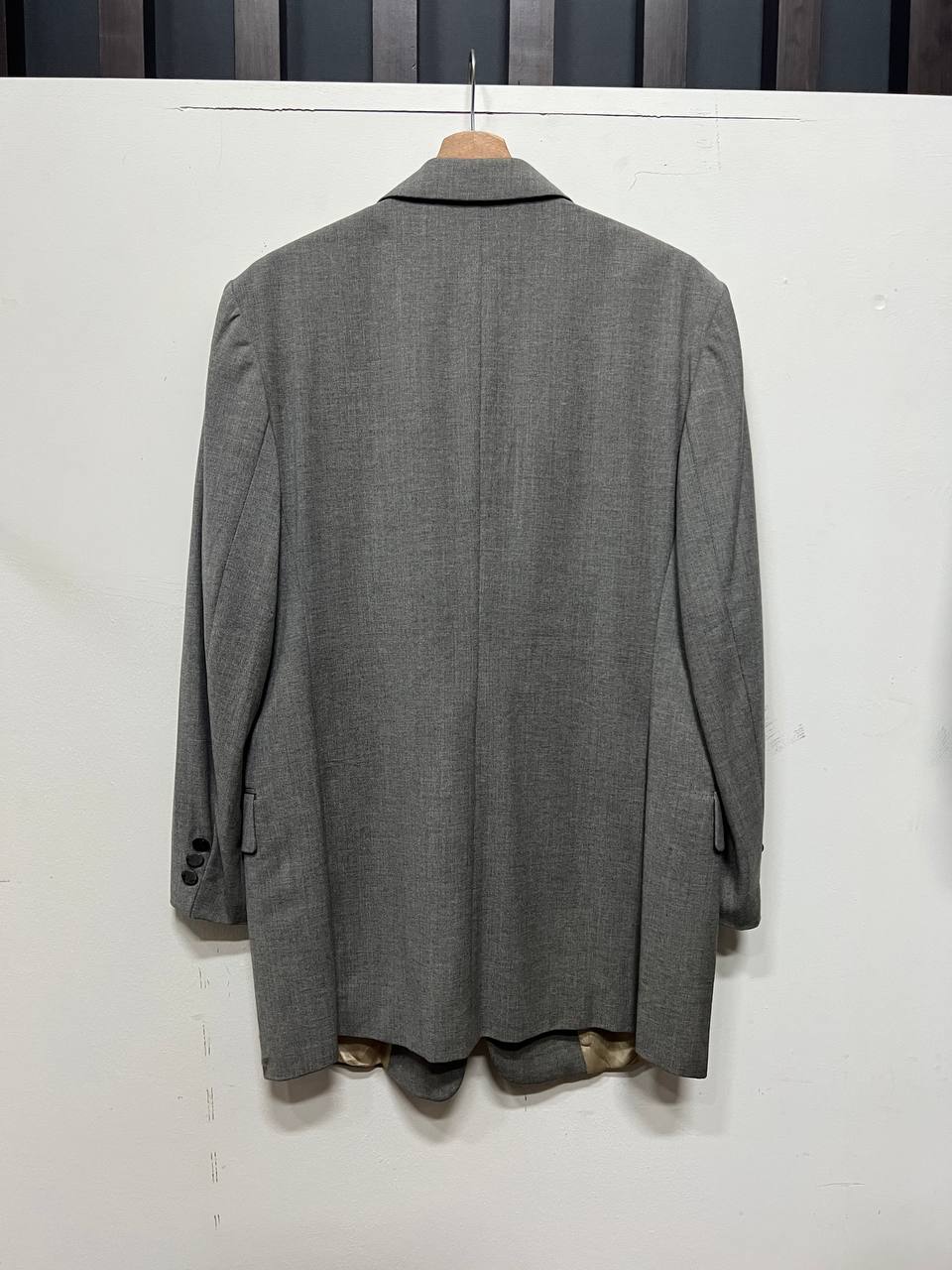 90s Vivienne Westwood Man Grey Blazer (Fabric by Trabaldo Togna)