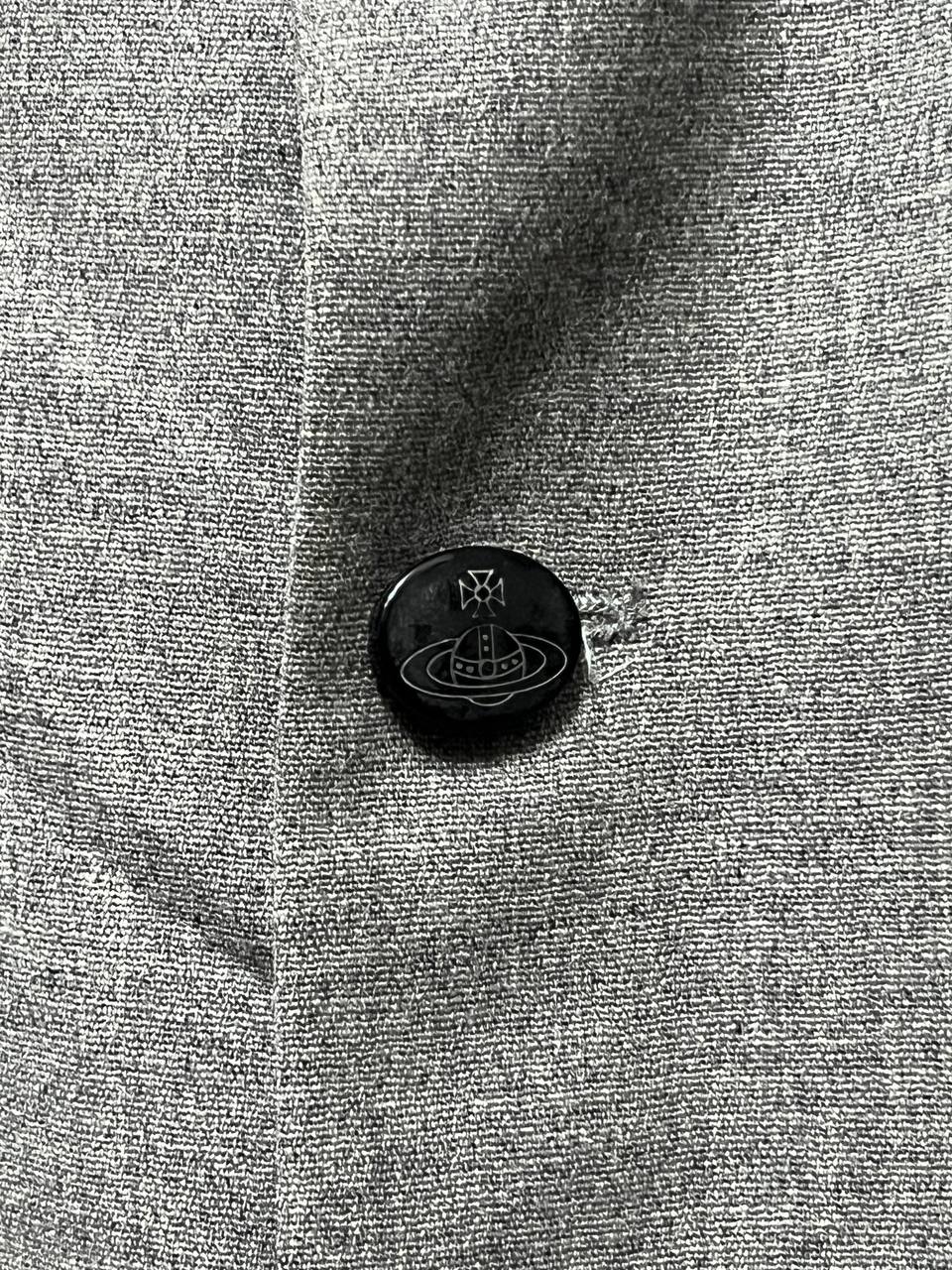 90s Vivienne Westwood Man Grey Blazer (Fabric by Trabaldo Togna)