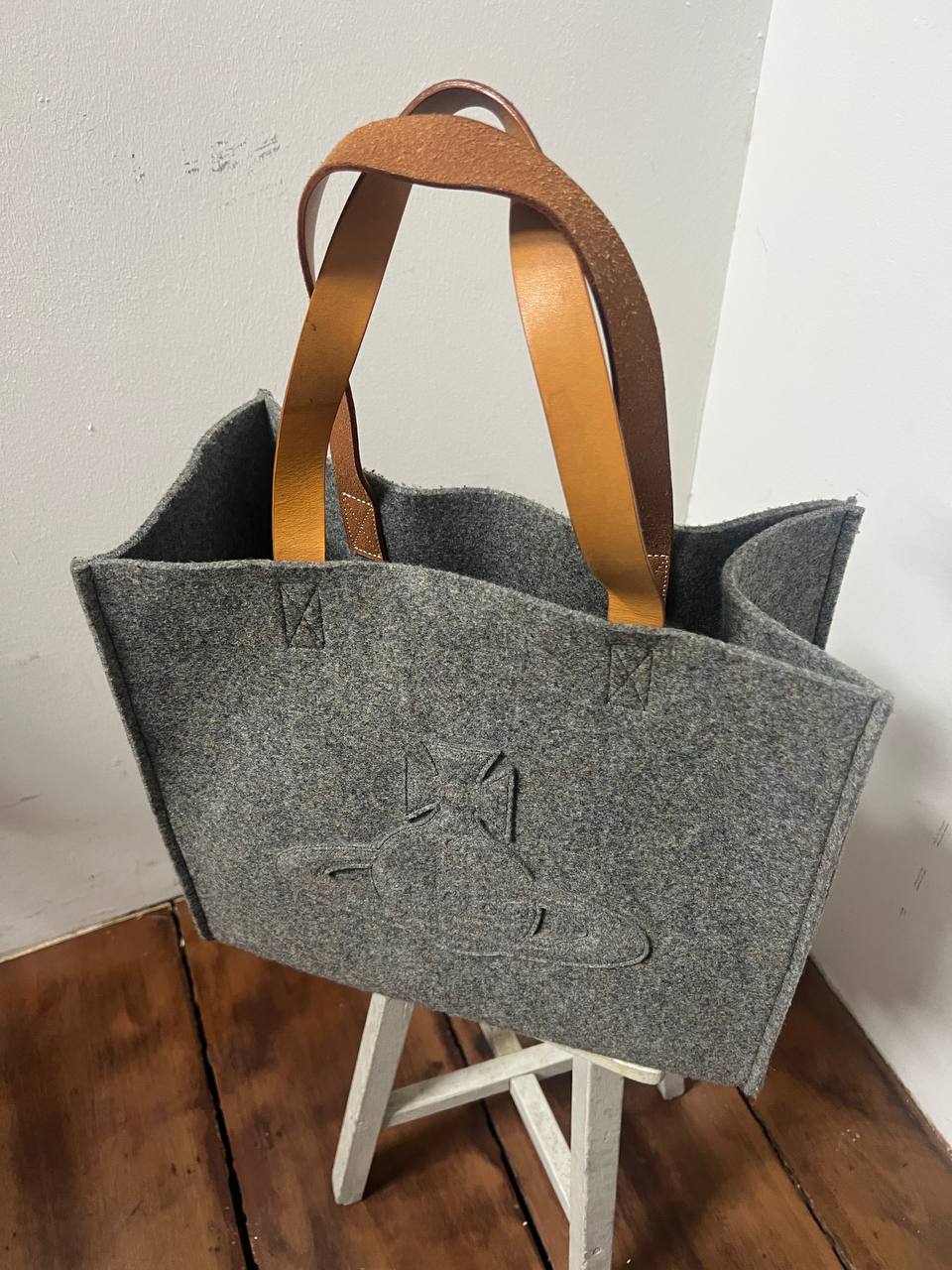 2023 Vivienne Westwood Felted Orb Shopping Tote