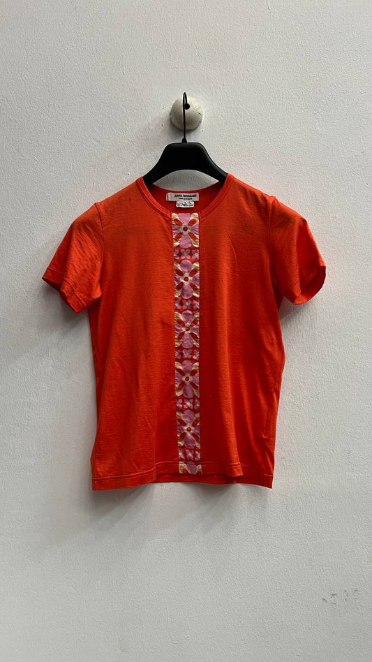 SS10 Junya Watanabe Burnt Orange Floral Tee