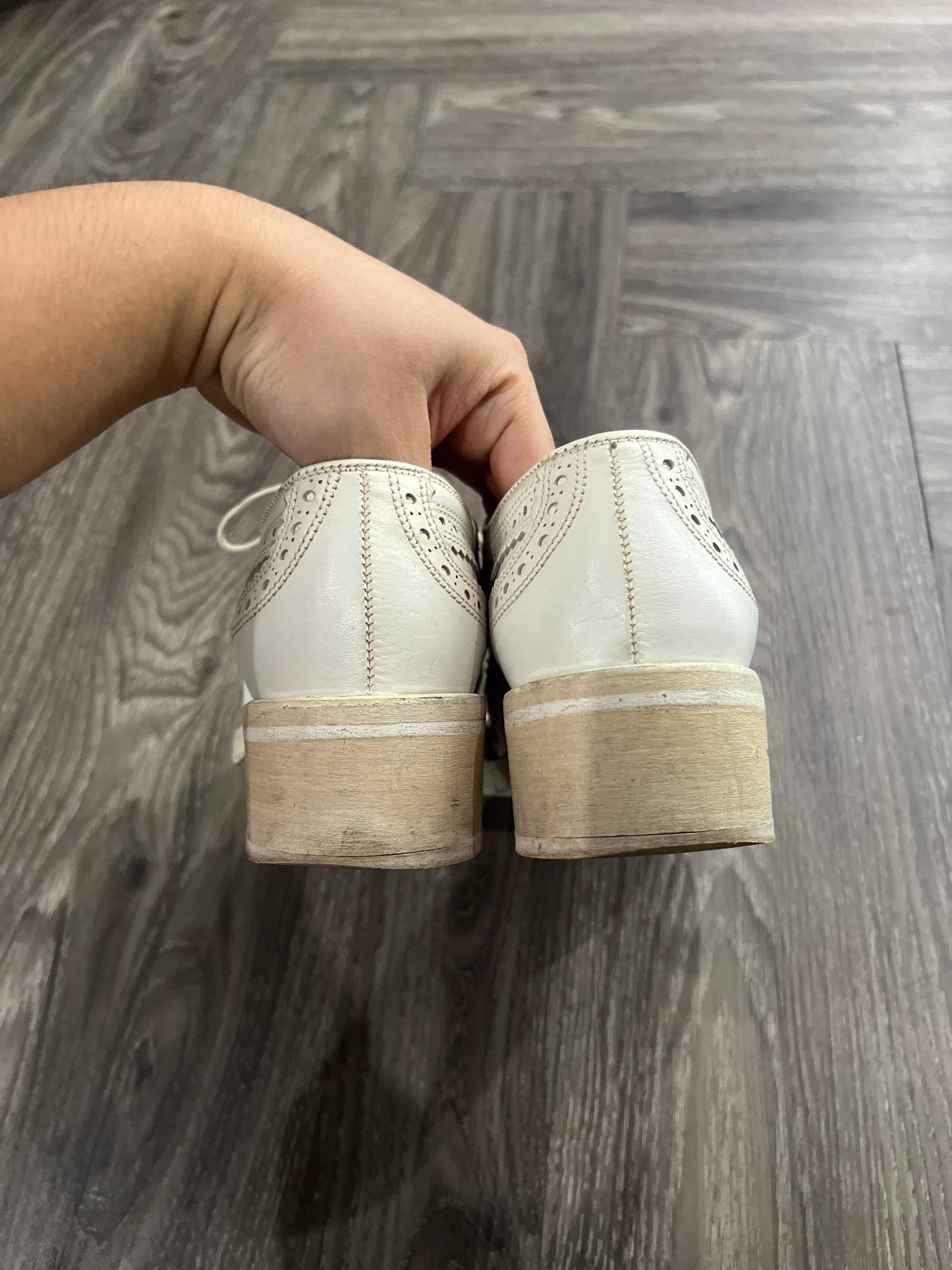 90s Dirk Bikkembergs Wingtip Brogue Lace-up Heeled Derby